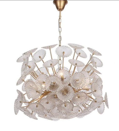 Zeev Lighting Floral 8 Light Chandelier Model: CD10289-8-GD