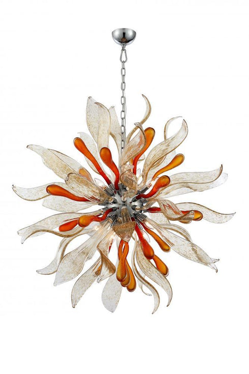 Zeev Lighting Florence 12 Light Down Chandelier Model: CD10098/12/CH