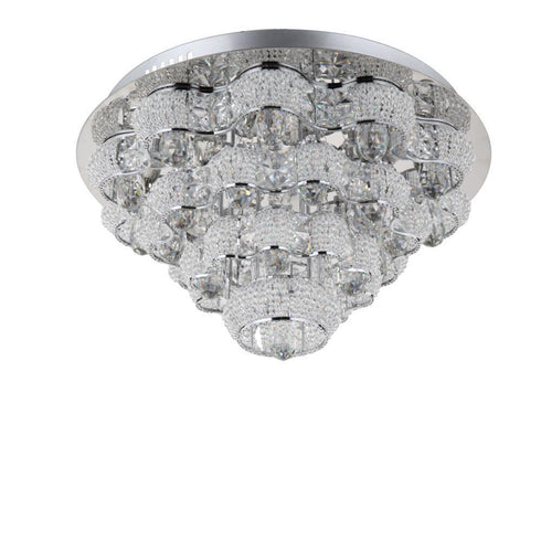 Zeev Lighting Imperial 1 Light Bowl Flush Mount Model: FM60026-LED-CH