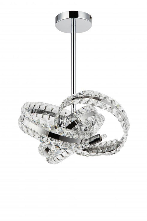 Zeev Lighting Knot 4 Light Semi Flush Mts. Model: SF50006/4/CH