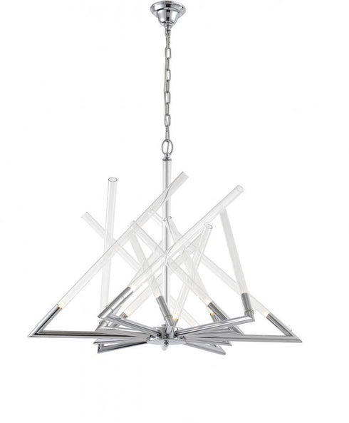 Zeev Lighting Matrix 12 Light Down Chandelier Model: CD10093/12/CH