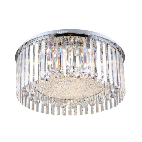 Zeev Lighting Melody 12 Light Drum Shade Flush Mount Model: FM60031/LED-G9/12/CH-R
