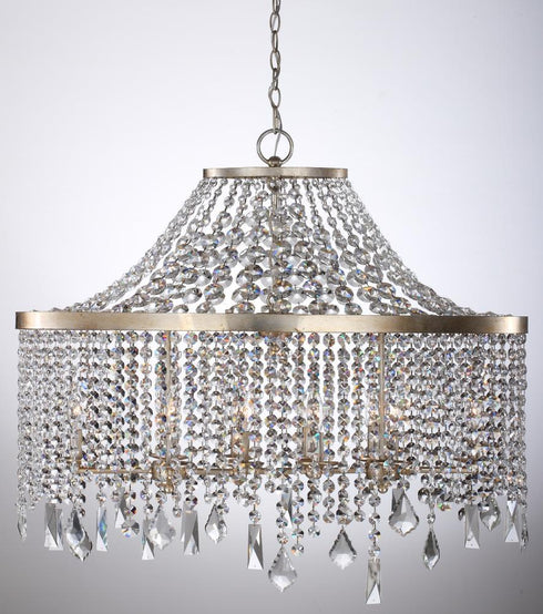Zeev Lighting Palais 10 Light Drum Shade Chandelier Model: CD10068/10/SL