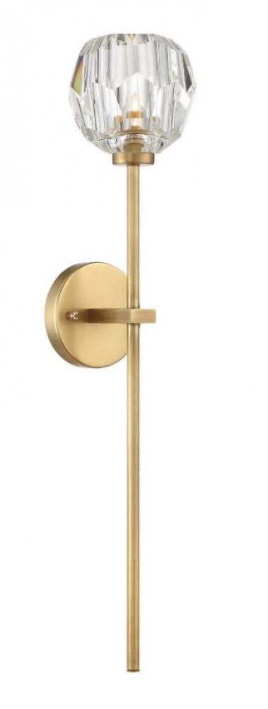 Zeev Lighting Parisian 1 Light Wall Sconce Model: WS70030-1-AGB