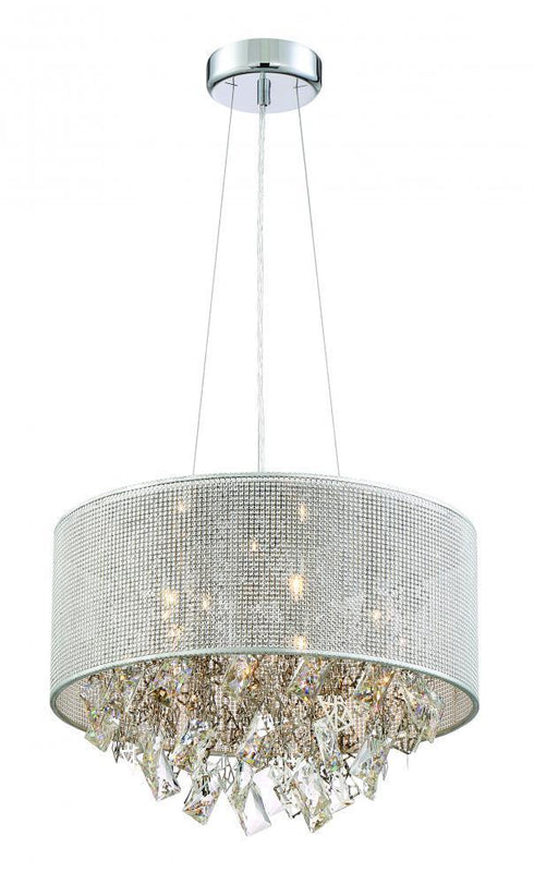 Zeev Lighting Pax 1 Light Down Pendant Model: P30078-5-CH