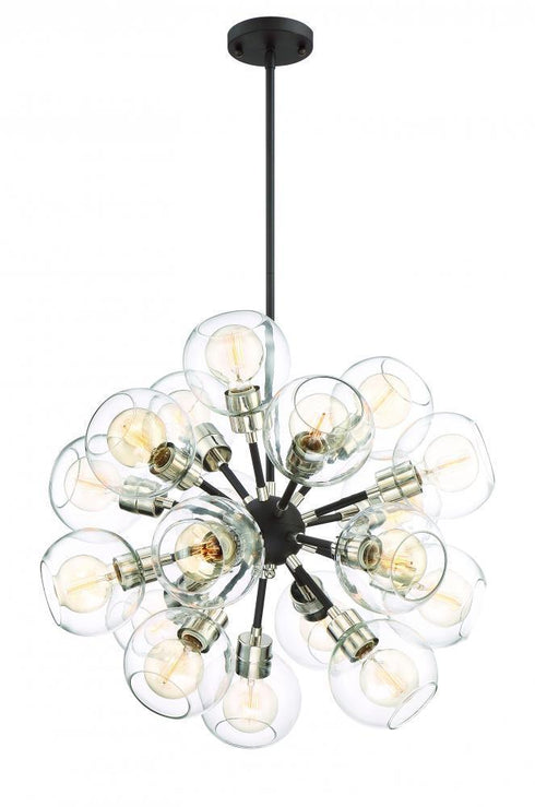 Zeev Lighting Pierre 18 Light Chandelier Model: CD10225-18-PN+MBK