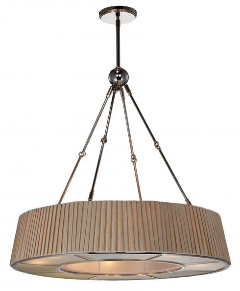 Zeev Lighting Plait 5 Light Drum Shade Chandelier Model: CD10105-8-PN
