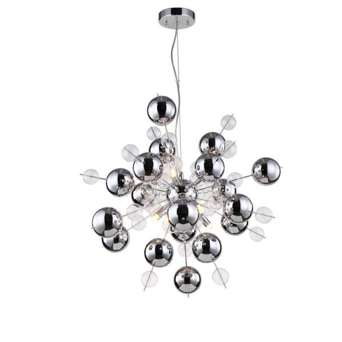 Zeev Lighting Proton 8 Light Down Chandelier Model: CD10140-8CH