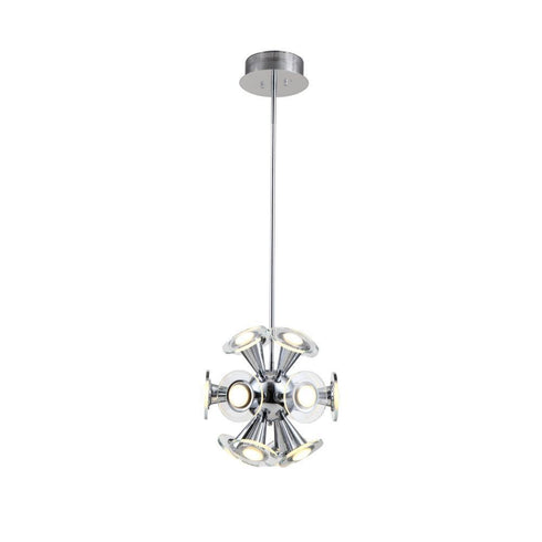 Zeev Lighting Quasar 1 Light Multi Light Pendant Model: P30054-LED-CH