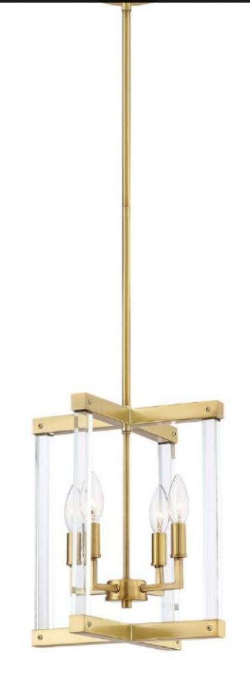 Zeev Lighting Regent 4 Light Pendant Model: P30084-4-PB