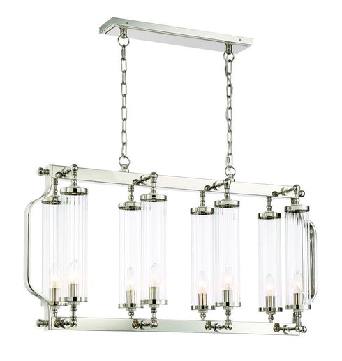 Zeev Lighting Regis 1 Light Candle Chandelier Model: CD10171-8-PN