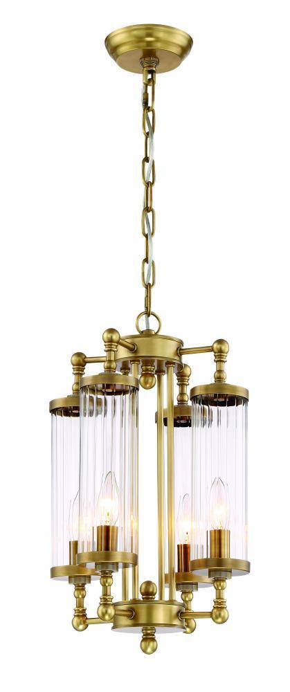 Zeev Lighting Regis 1 Light Candle Pendant Model: P30070/4/AGB
