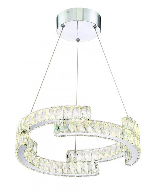 Zeev Lighting Shift 1 Light Chandelier Model: CD10192-LED-CH