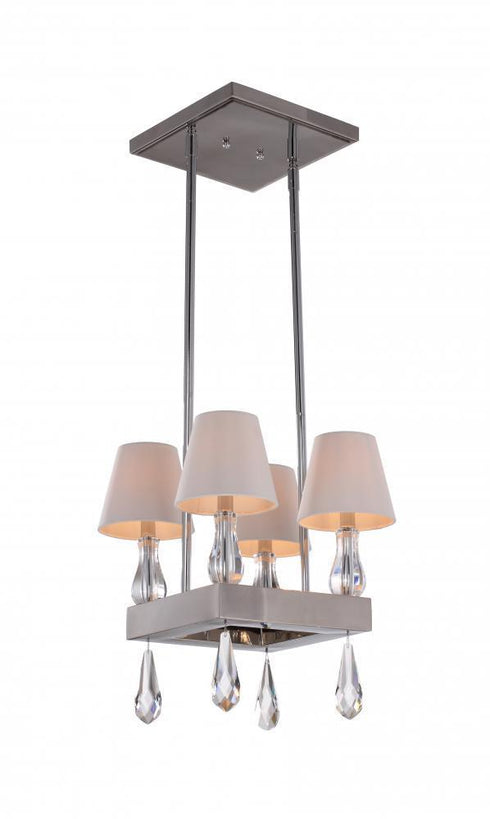 Zeev Lighting Sophia 4 Light Up Mini Chandelier Model: MC20011-4-CH