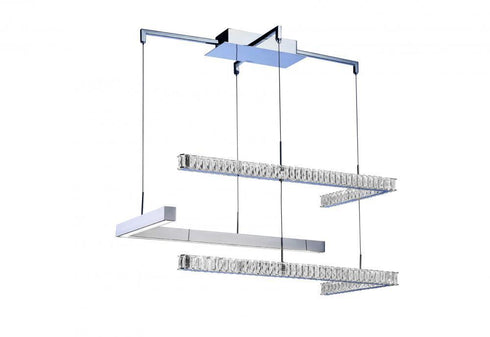 Zeev Lighting Stellare 1 Light Down Chandelier Model: CD10088-LED-CH-D