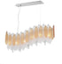 Zeev Lighting Stratus 6 Light Down Chandelier Model: CD10096-6-CH-ABF