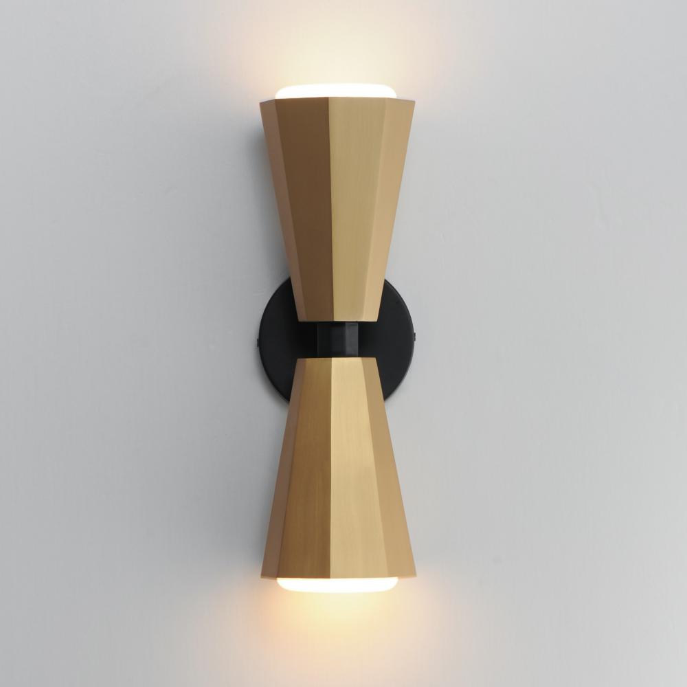 Maxim Rizzo Wall Sconce in Black Antique Brass Finish Model: 10810SWBK ...
