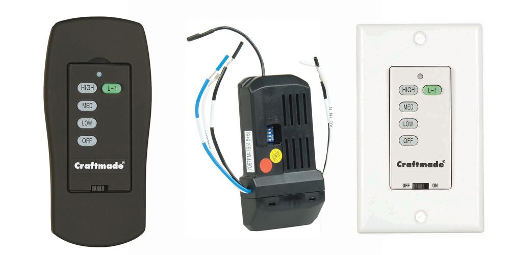 Createch Remote Controller Craftmade Remote Control Kit Remote Or Wall Universal Control Model: U ...