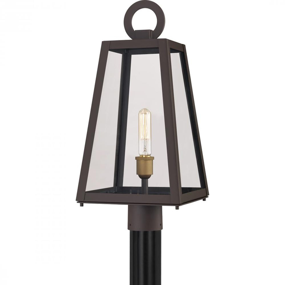 Quoizel 1 Light Poplar Point Outdoor Lantern Model: PPT9010OZ– Lighting ...